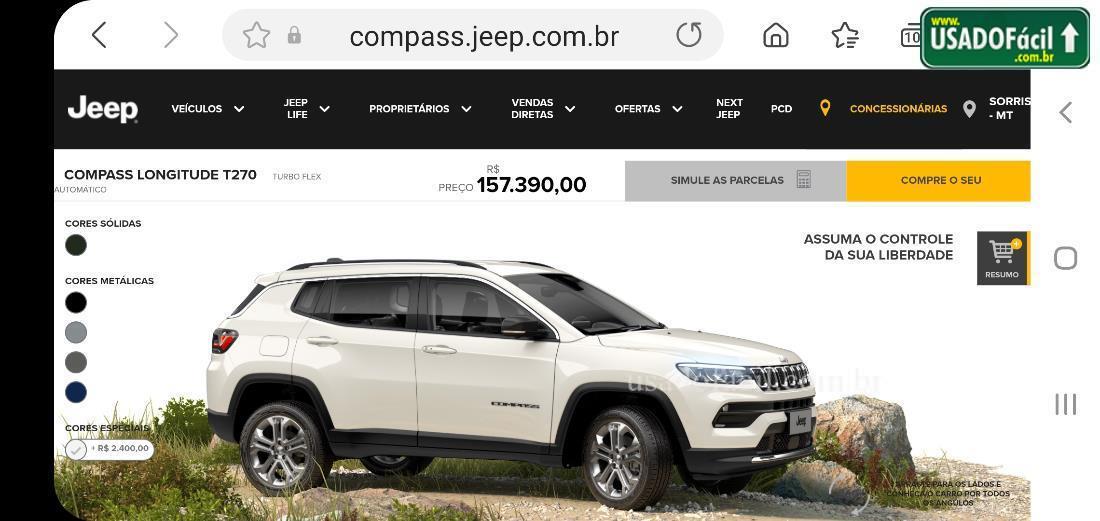 Carros na Web, Jeep COMPASS