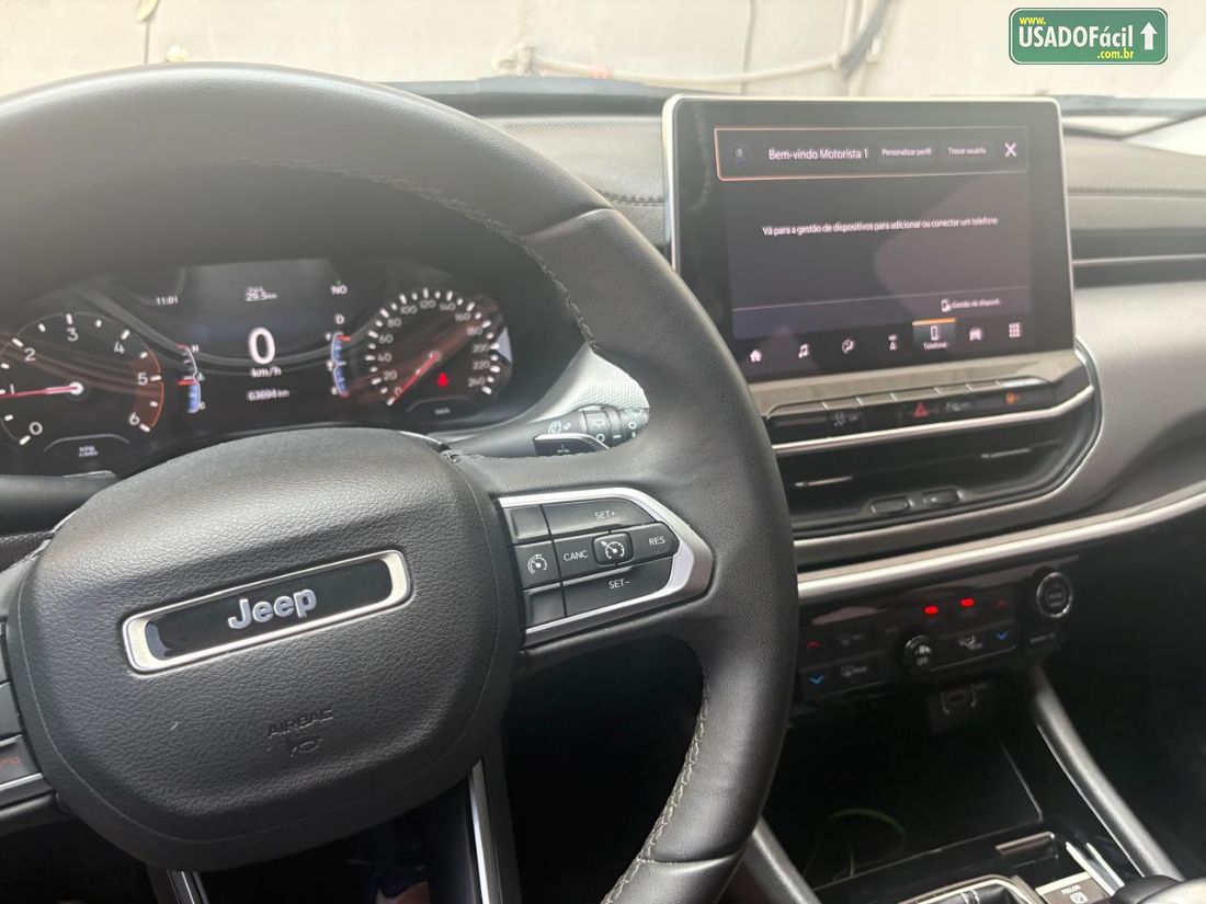 Jeep Compass Longitude TD 350 2.0 4x4 Automático Diesel 2022/2023 — foto 21 de 30