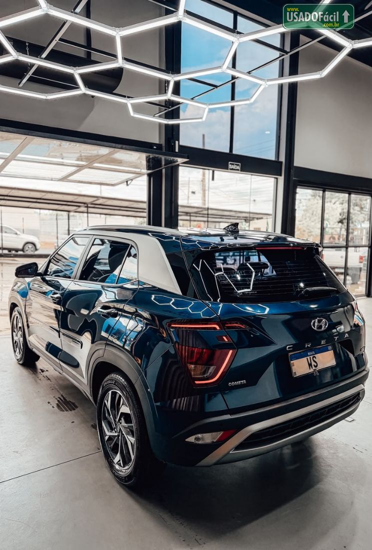 Hyundai Creta Platinum 1.0 Turbo Automático Flex 2022/2022 — foto 10 de 12