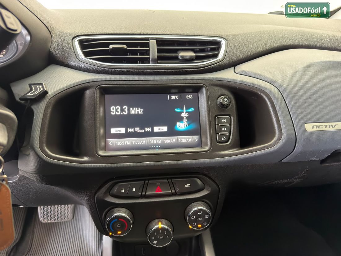 CHEVROLET/GM Onix Hatch Activ 1.4 Automático Flex 2019/2019 — foto 10 de 19