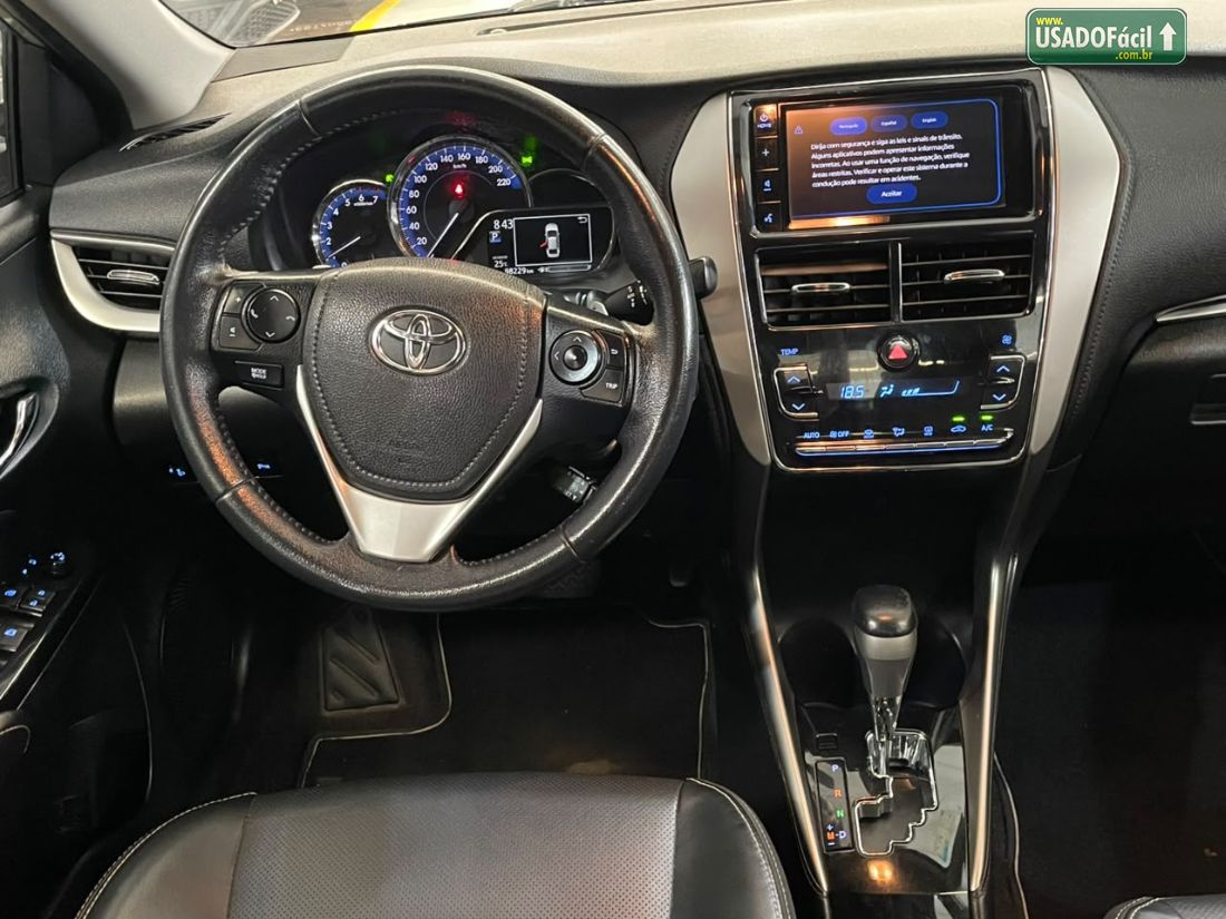 Toyota Yaris Sedan XLS 1.5 Automático Flex 2019/2019 — foto 8 de 12