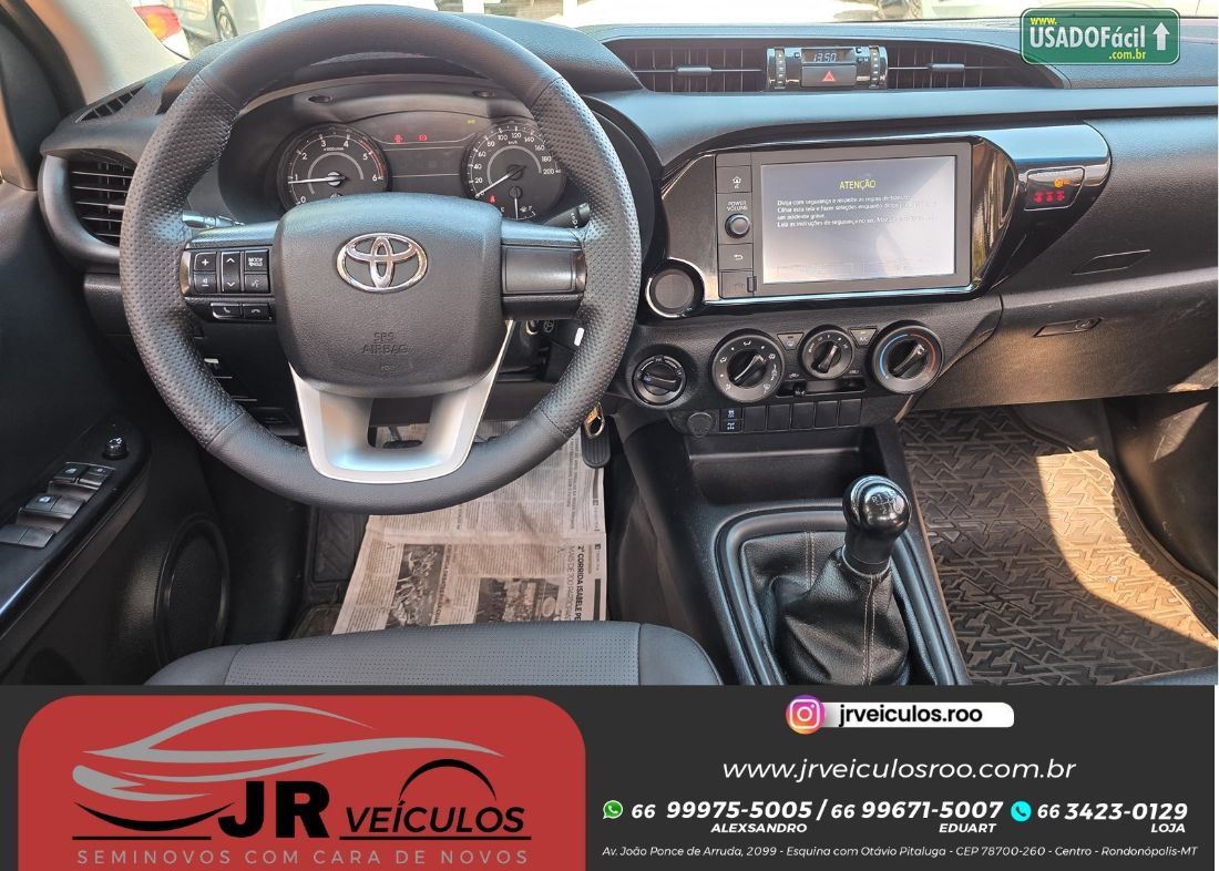 Toyota Hilux CD 2.8 4x4 Mecânico Diesel 2021/2021 — foto 12 de 15