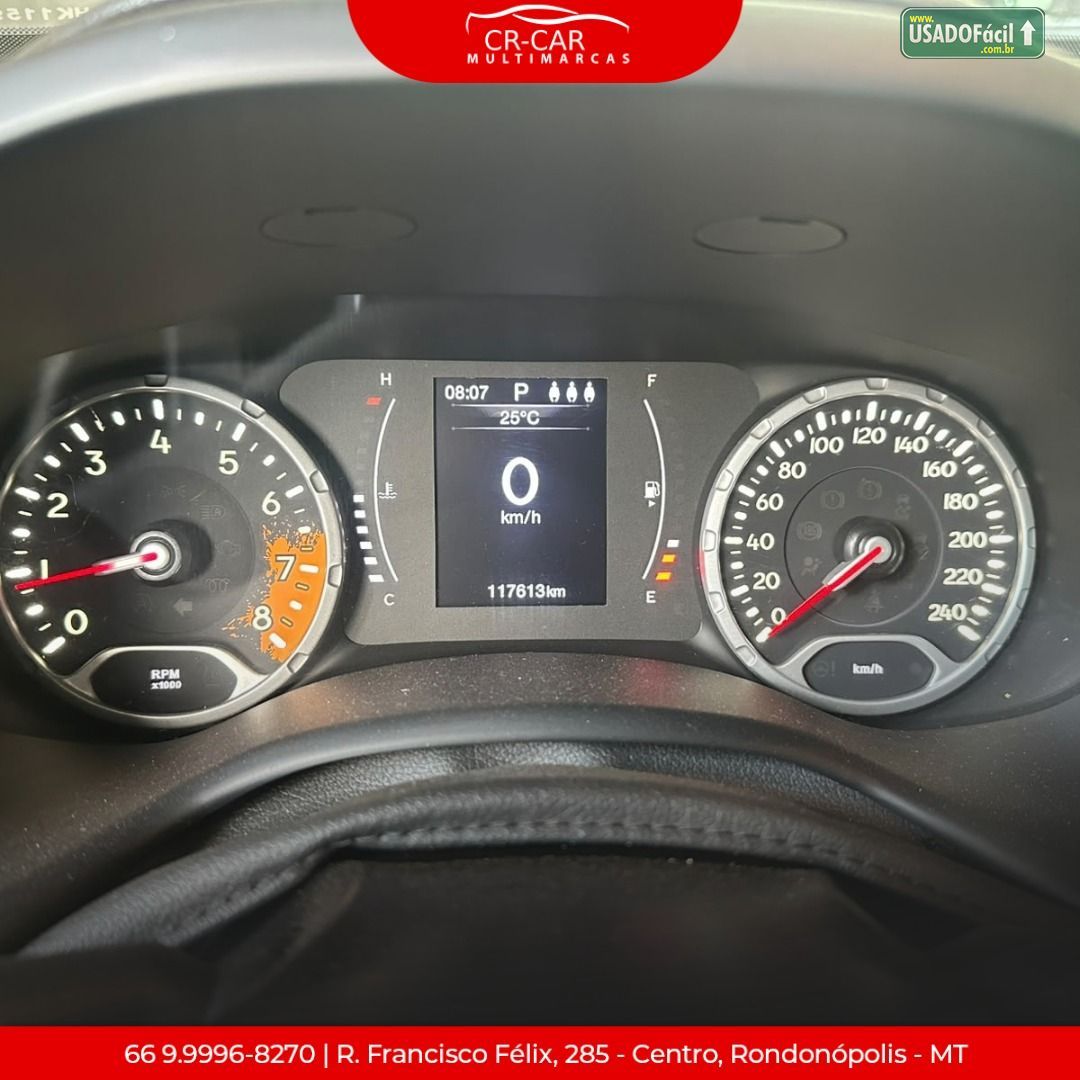 Jeep Renegade Longitude 1.8 4x2 Automático Flex 2017/2017 — foto 12 de 14