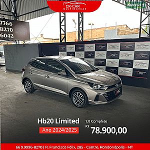 Hyundai HB20 Hatch Limited Plus 1.0 Mecânico Flex