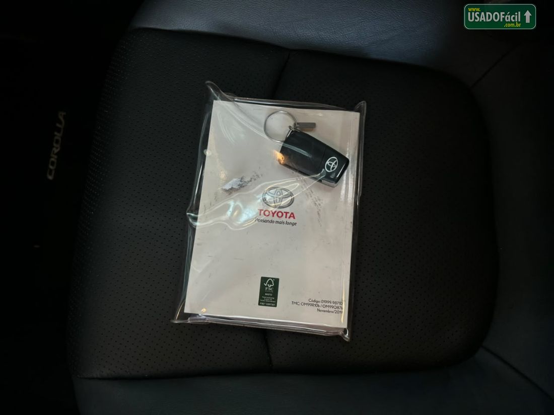 Toyota Corolla GLi 2.0 Automático Flex 2020/2020 — foto 10 de 23