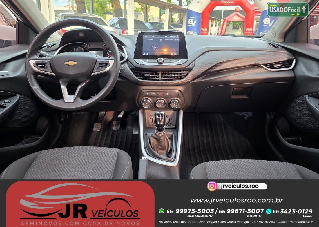 CHEVROLET/GM Onix Hatch LT 1.0 Mecânico Flex 2022/2023 — foto 11 de 15