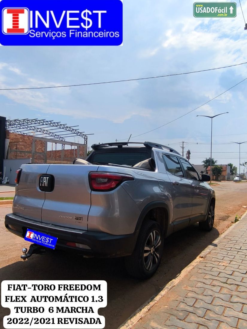 Fiat Toro Freedom 1.3 T270 4x2 Automático Flex 2021/2022 — foto 7 de 14