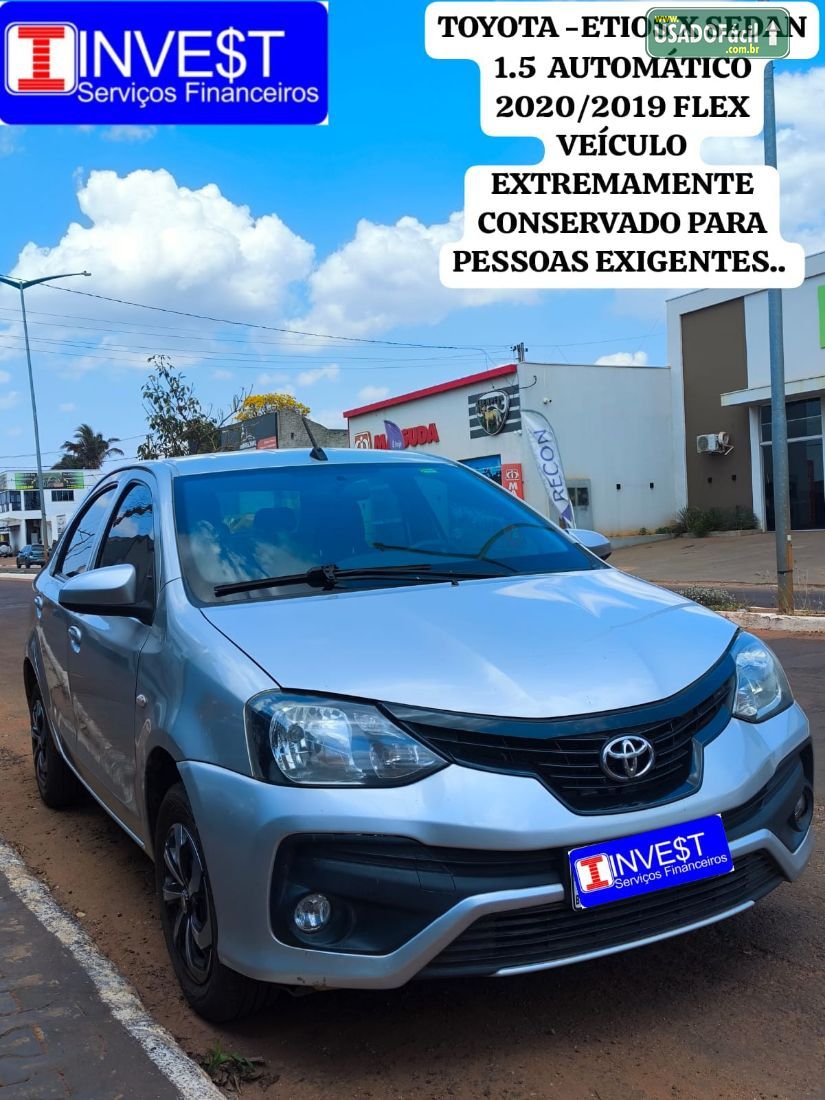 Toyota Etios Sedan X 1.5 Automático Flex 2019/2020 — foto 12 de 16