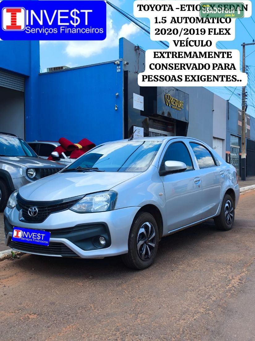 Toyota Etios Sedan X 1.5 Automático Flex 2019/2020 — foto 15 de 16