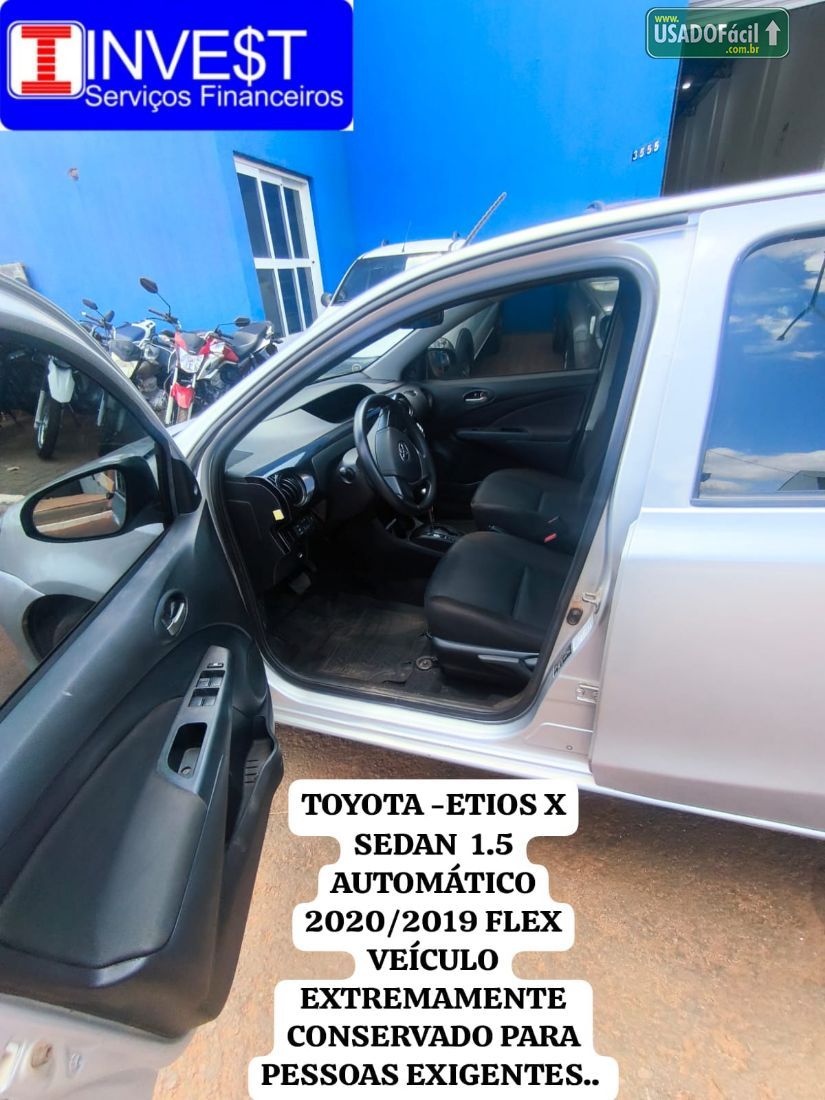 Toyota Etios Sedan X 1.5 Automático Flex 2019/2020 — foto 7 de 16