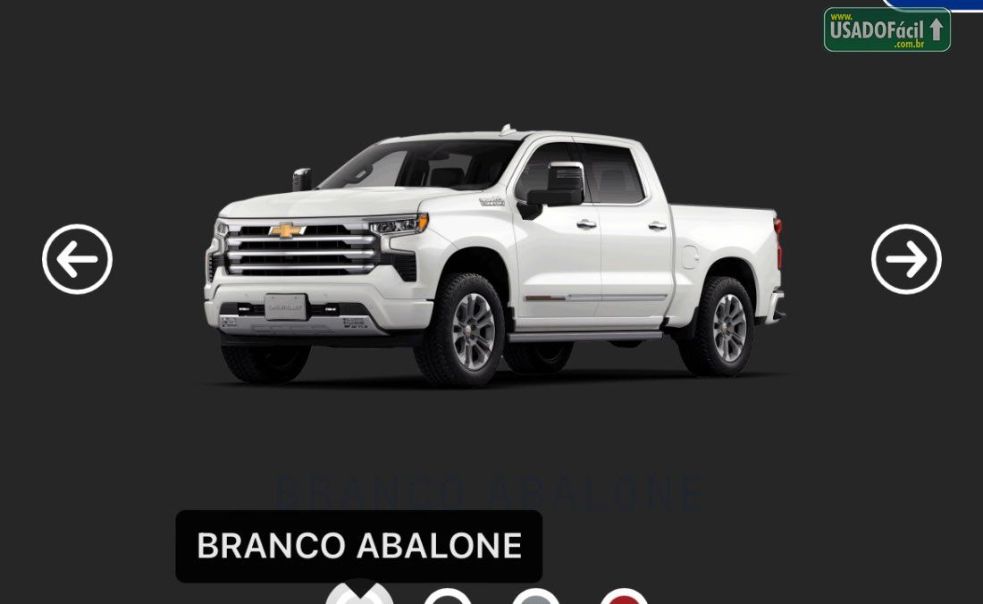 Veículo à venda CHEVROLET/GM SILVERADO HIGH COUNTRY CD 4X4 AUTOMÁTICO