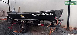 Barco Fishing 500 motor 15hp + Carreta + Motor