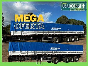 Carreta Semi-reboque Graneleiro 4 Eixo Com Pneus