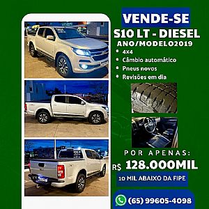 S10 LT CD 2.8 4x4 TDI Automático Diesel