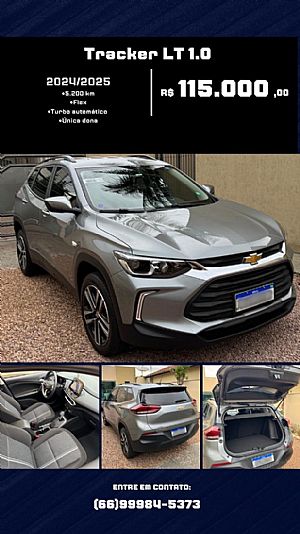 Tracker Lt 1.0 Turbo Automático Flex 2024/2025 em Rondonópolis - MT