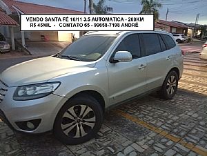 Santa Fe Gls 3.5 V6 4x4 Tiptronic 2010/2011 em Várzea Grande - MT