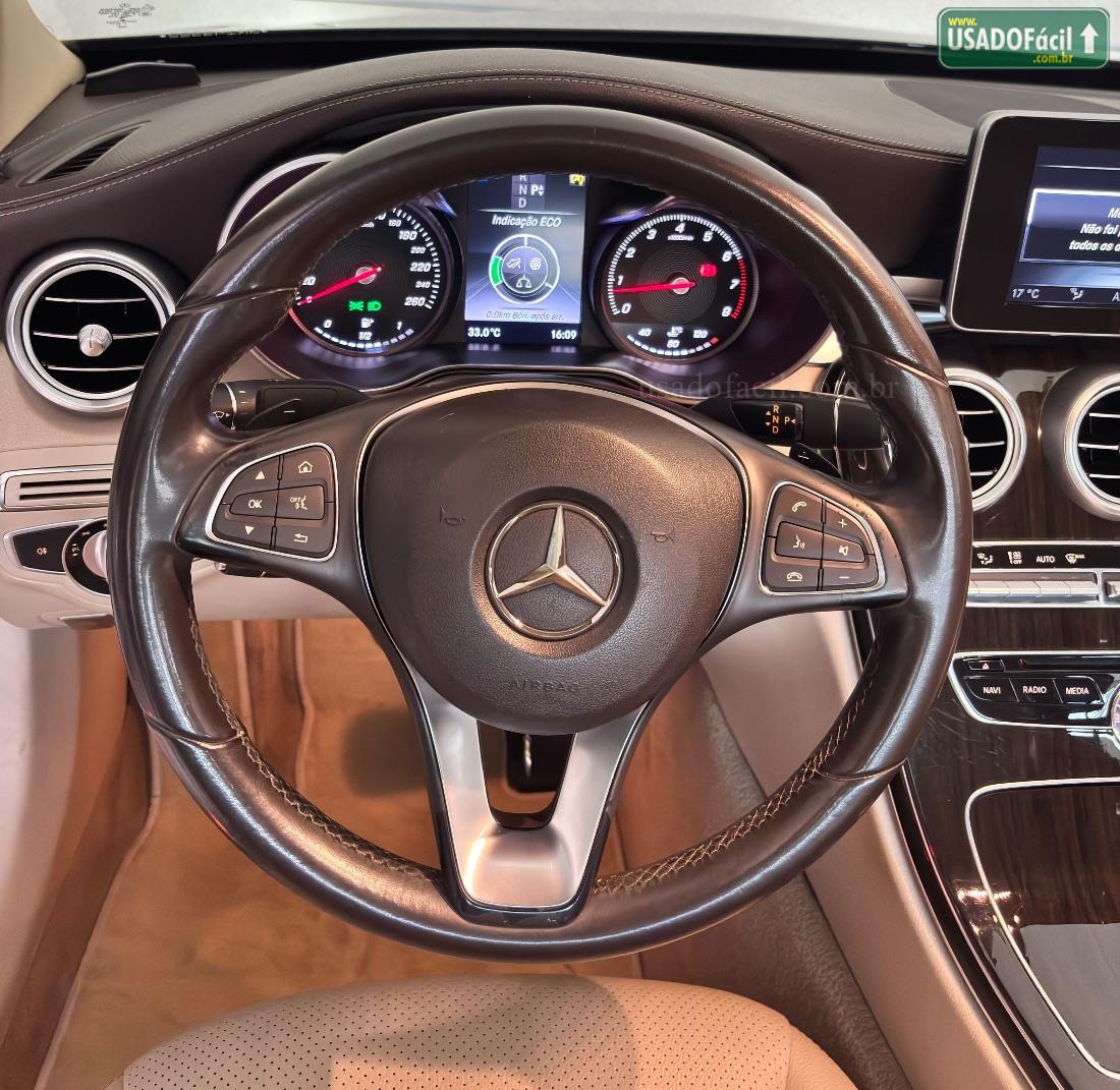 MERCEDES-BENZ Mercedes C-180 CGI Exclusive 1.6 Turbo Automático Flex 2016/2016 — foto 12 de 12