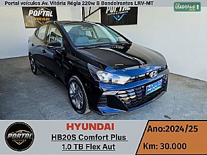 HB20S Sedan Comfort Plus Tech 1.0 Turbo Automático Flex