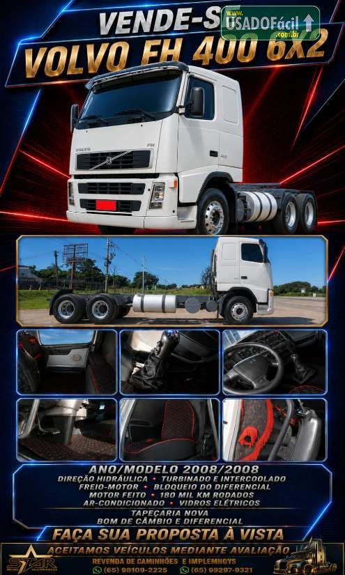 Volvo VOLVO FH-400 6X2 2P Diesel 2008/2008 — foto 8 de 52
