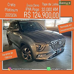 Creta Platinum Safety 1.0 Turbo Automático Flex