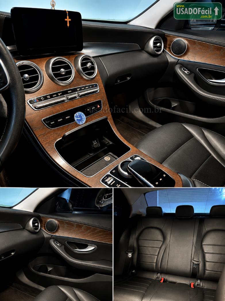 MERCEDES-BENZ Mercedes C-180 CGI Exclusive 1.6 Turbo Automático Flex 2019/2019 — foto 2 de 4