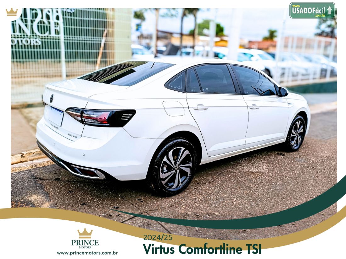 Volkswagen Virtus Comfortline 200 TSI Automático Flex 2024/2025 — foto 2 de 13
