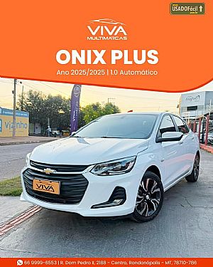 Onix Sedan Plus Premier 1.0 Turbo Automático Flex 2025/2025 em Rondonópolis - MT