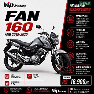 Cg 160 Fan Flex 2019/2020 em Tangará da Serra - MT