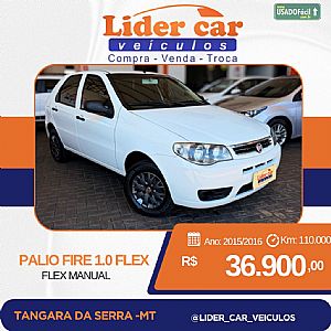 Palio Fire 5p Flex 2015/2016 em Tangará da Serra - MT