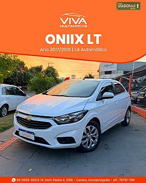 Onix Hatch Lt 1.4 Automático Flex 2017/2018 em Rondonópolis - MT