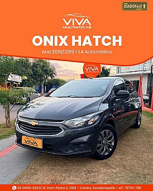 Onix Hatch Advantage 1.4 Automático Flex 2018/2019 em Rondonópolis - MT