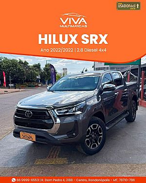 Hilux Srx Cd 2.8 4x4 Tdi Automático Diesel 2022/2022 em Rondonópolis - MT
