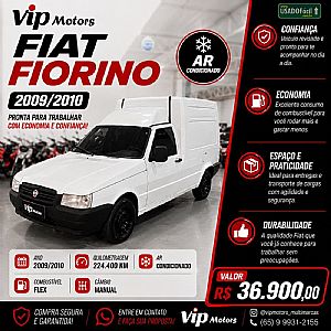 Fiorino Furgão 1.3 Fire Flex 2009/2010 em Tangará da Serra - MT