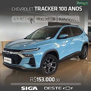 Tracker 100 Anos 1.2 Turbo 12v Automático 2025/2026 em Tangará da Serra - MT