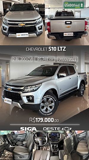 S10 Ltz Cd 2.8 4x4 Tdi Automático Diesel 2022/2023 em Tangará da Serra - MT