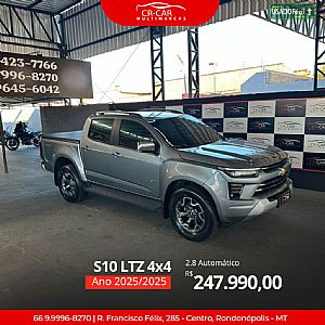 S10 Ltz Cd 2.8 4x4 Tdi Automático Diesel 2025/2025 em Rondonópolis - MT
