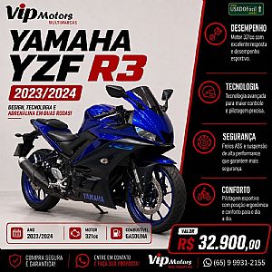 Yzf R-3 321 2023/2024 em Tangará da Serra - MT