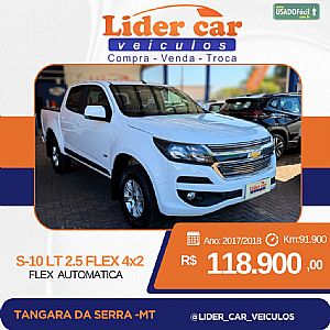 S10 Lt Cd 2.5 4x2 Automático Flex 2017/2018 em Tangará da Serra - MT
