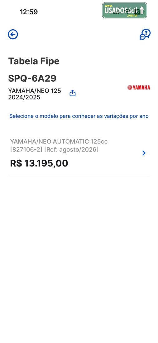 Yamaha NEO Automatic 125cc 2025/2025 — foto 5 de 5
