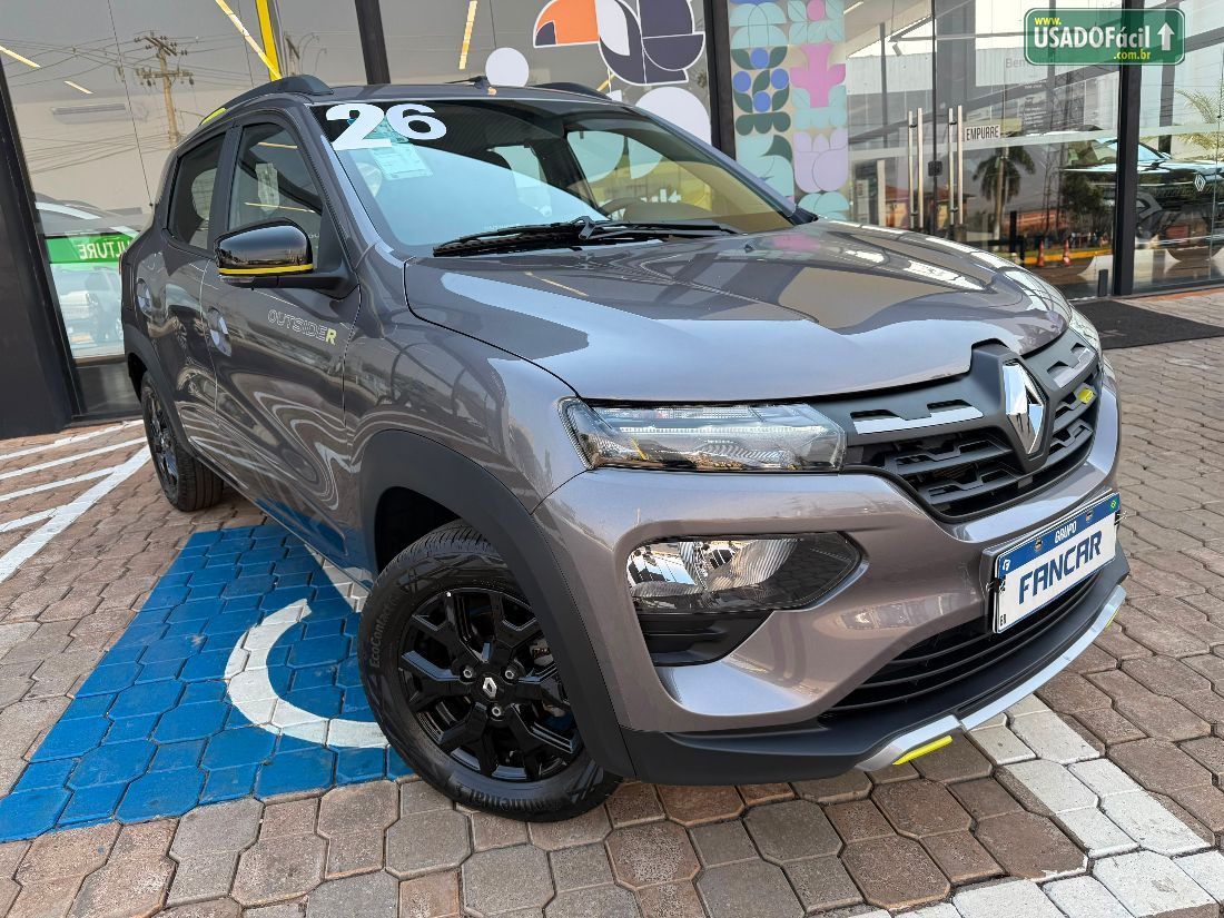 Renault Kwid Outsider 1.0 Mecânico Flex 2025/2026 — foto 3 de 10
