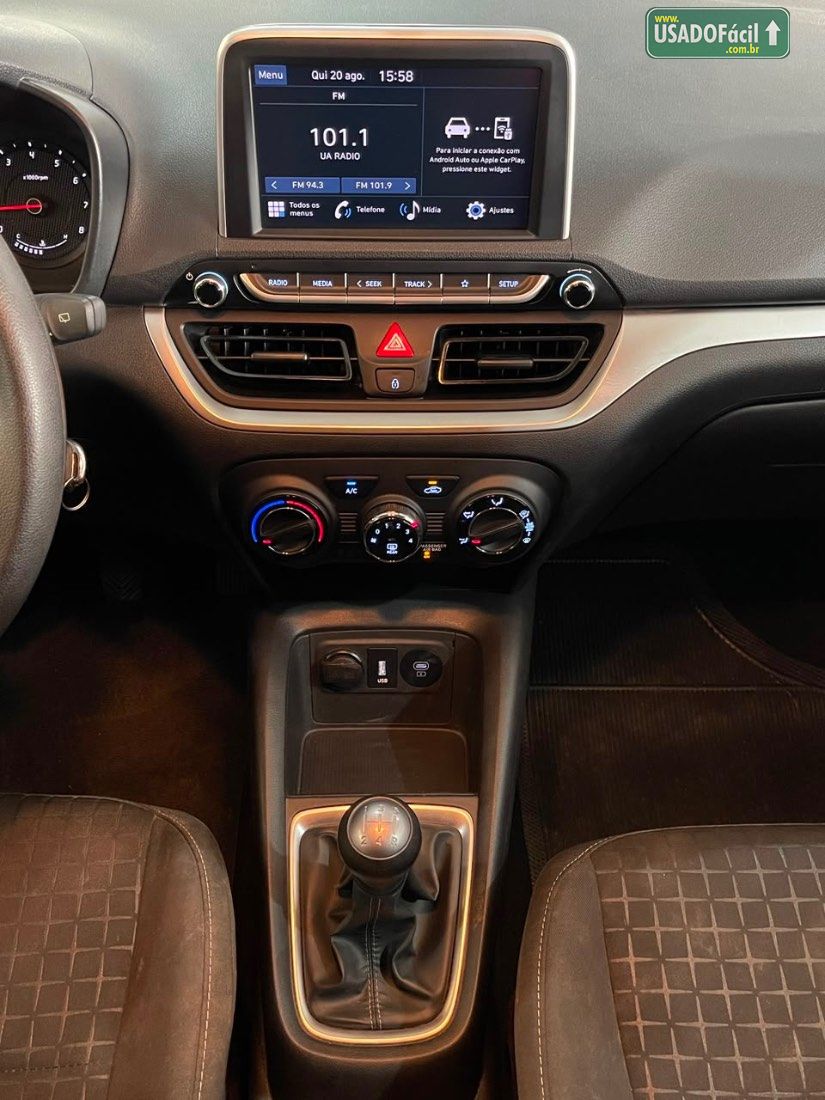 Hyundai HB20 Hatch Comfort Plus 1.0 Mecânico Flex 2024/2025 — foto 16 de 20