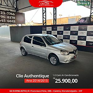 Clio Authentique 1.0 2014/2015 em Rondonópolis - MT