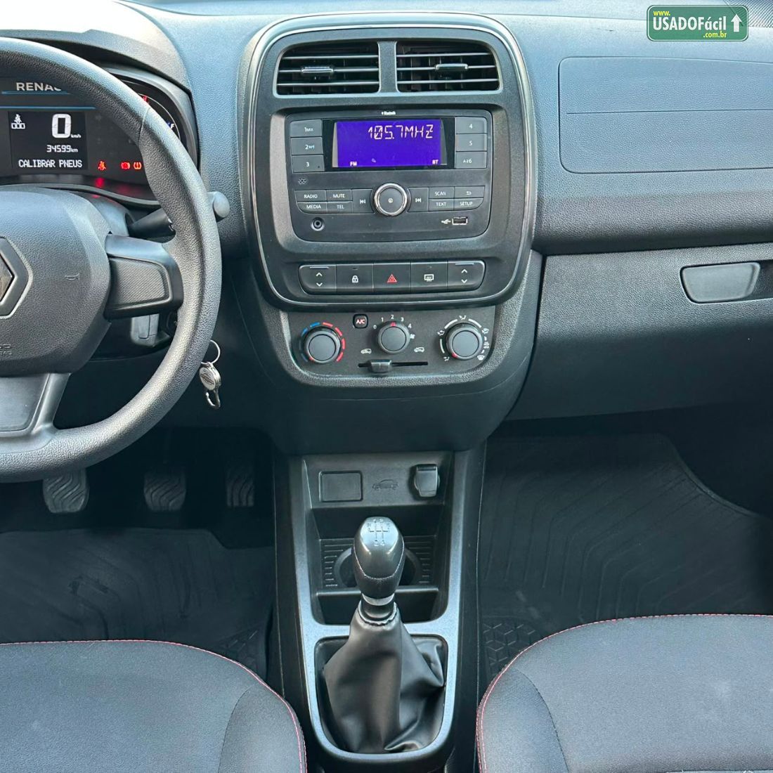 Renault Kwid Zen 1.0 Mecânico Flex 2024/2025 — foto 10 de 11