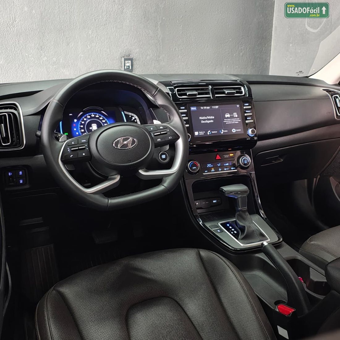 Hyundai Creta Limited Safety 1.0 Turbo Automático Flex 2024/2025 — foto 8 de 11