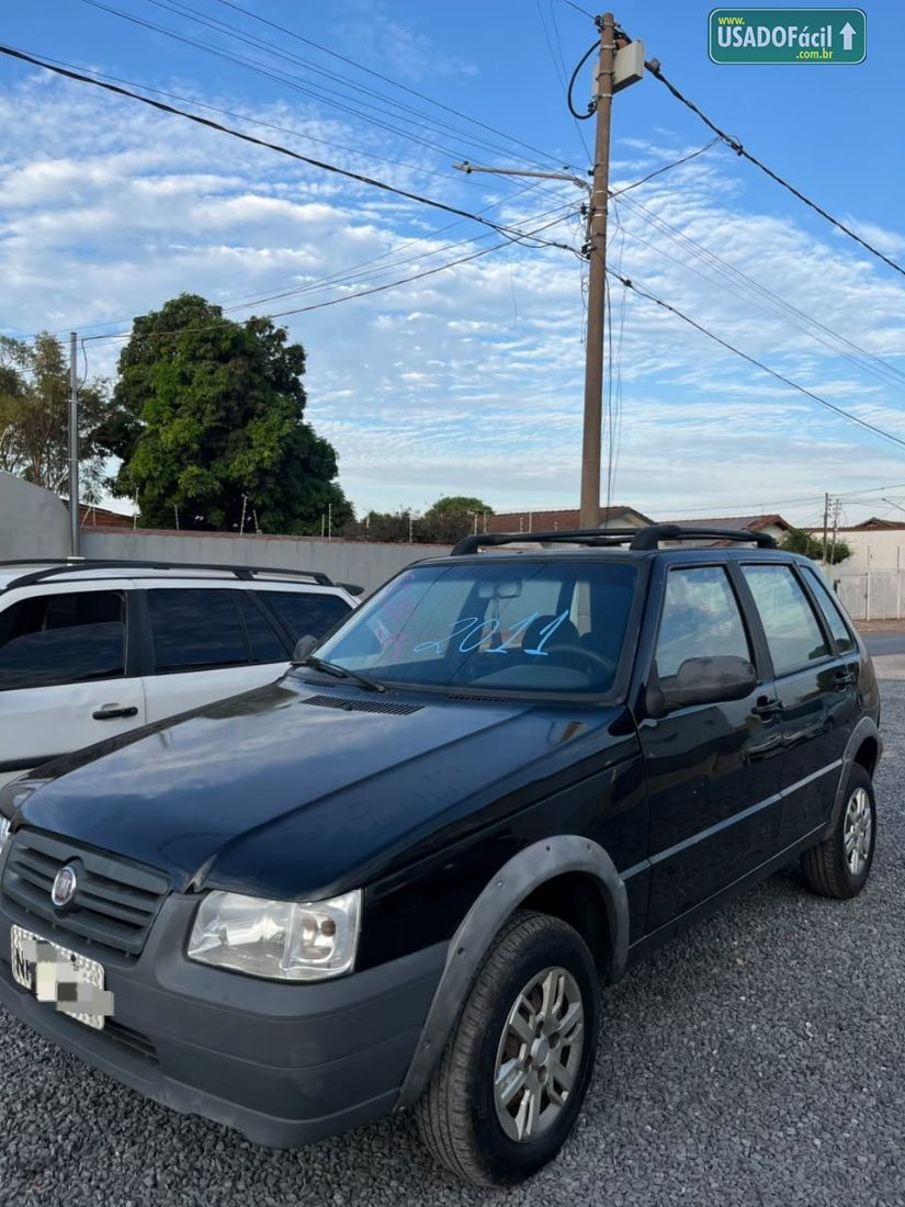 Fiat Uno Mille Way Economy Fire 1.0 Flex 4P 2011/2012 — foto 3 de 9