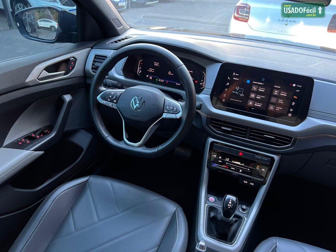 Volkswagen T-Cross Comfortline 200 TSI 1.0 Automático Flex 2024/2025 — foto 14 de 17