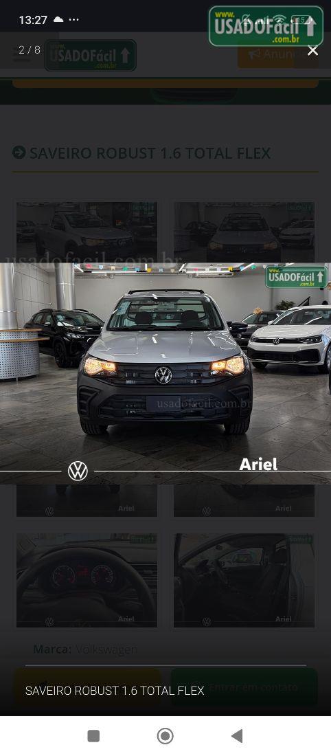 VOLKSWAGEN Saveiro Robust CD 1.6 Total Flex 2024/2025 — foto 3 de 7