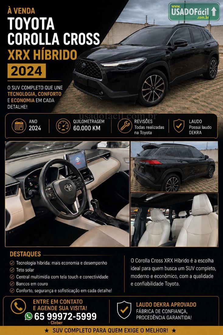 TOYOTA Corolla Cross XRX 1.8 Automático Híbrido 2023/2024 — foto 11 de 11