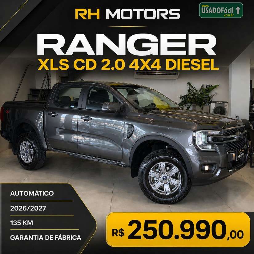 Ford Ranger XLS CD 2.0 4x4 Automático Diesel