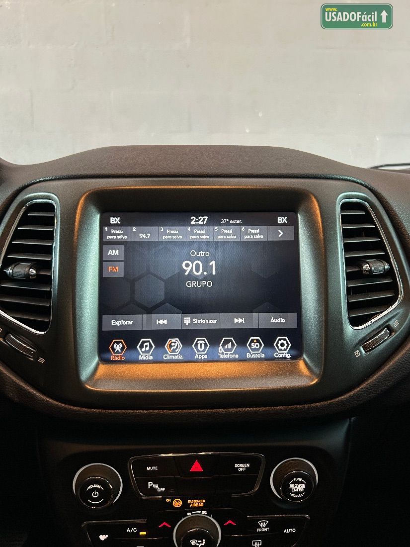 Jeep Compass Longitude 2.0 4x2 Automático Flex 2018/2018 — foto 19 de 24